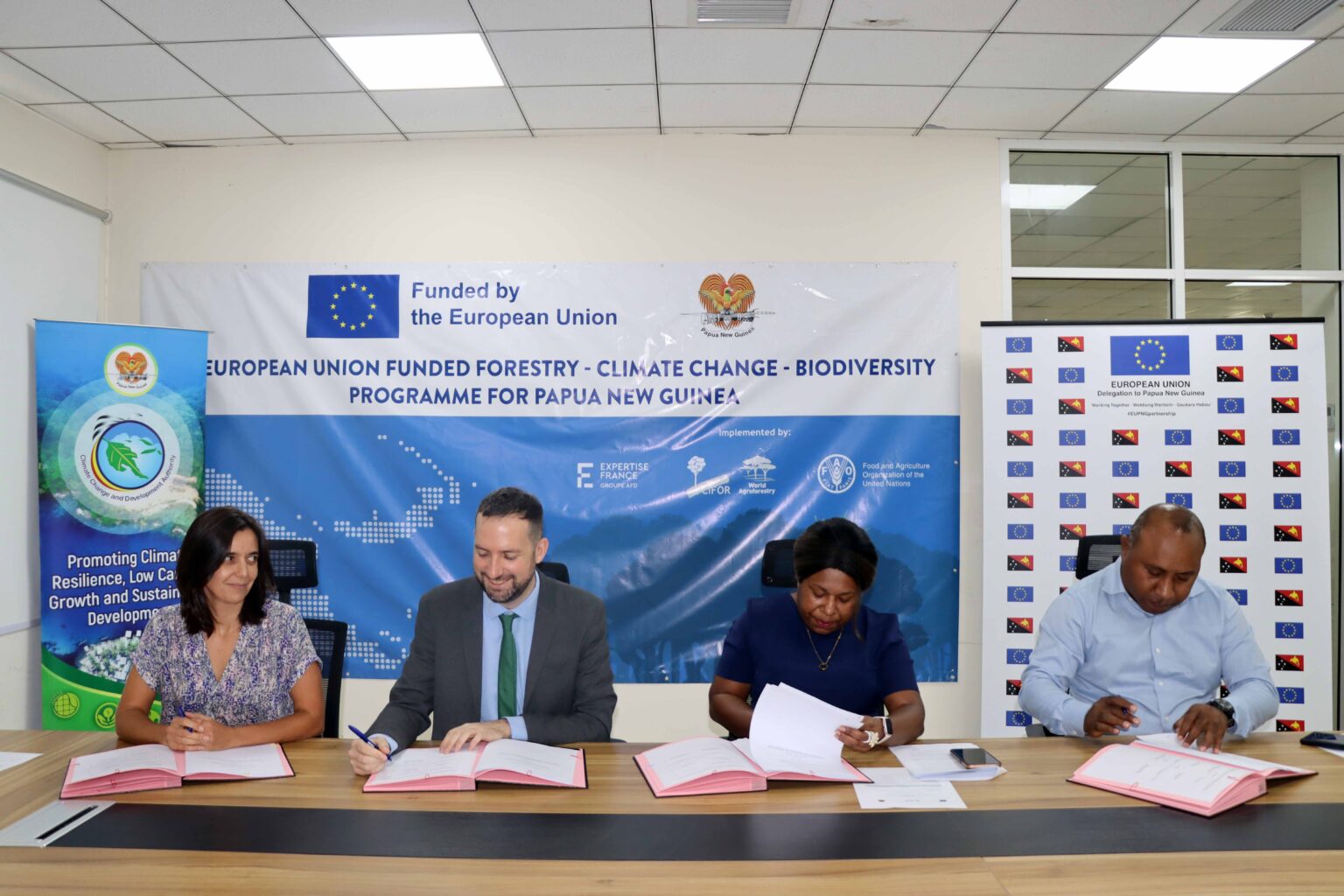 CCDA and Expertise France sign MOU to drive Climate Action