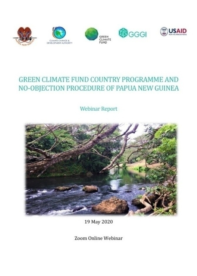 Green Climate Fund Country Programme and No-Objection Procedure of Papua New Guinea