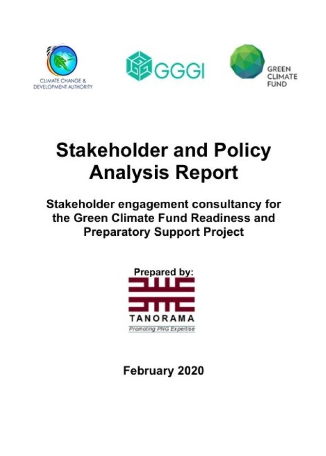 Stakeholder and Policy Analysis Report