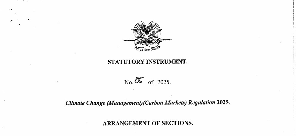 Carbon Markets Regulation 2025