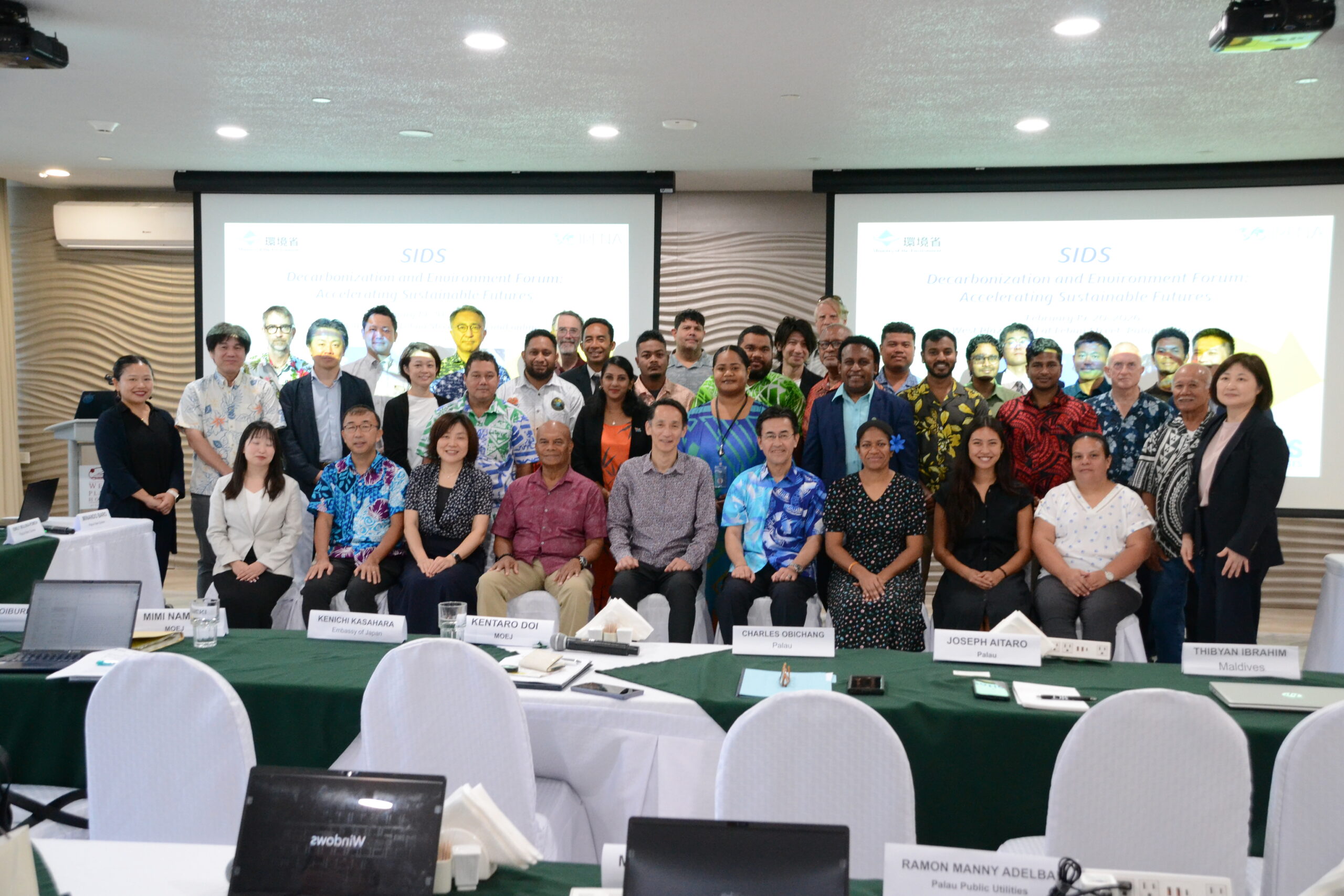 Attending the Decarbonization and Environment Forum in Palau from the 19th – 20th of February 2026